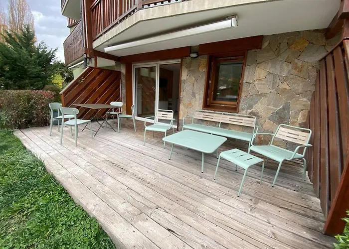 Appartement 4 Pers Grande Terrasse Vue Pistes Ski