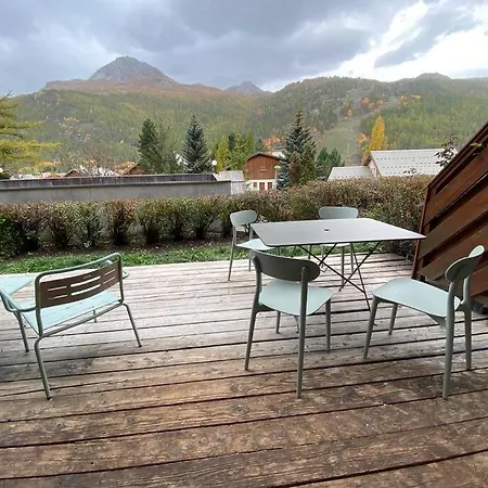 Appartement 4 Pers Grande Terrasse Vue Pistes Ski Saint-Chaffrey Exterior photo