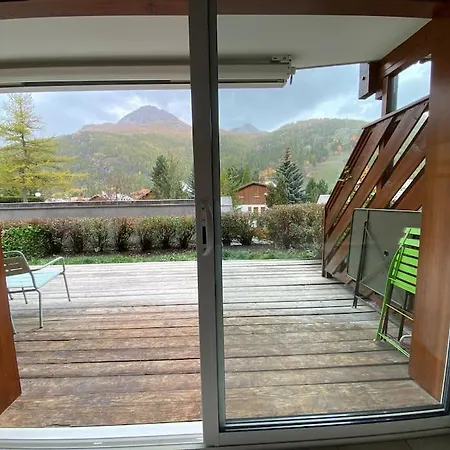 Appartement 4 Pers Grande Terrasse Vue Pistes Ski Saint-Chaffrey Exterior photo