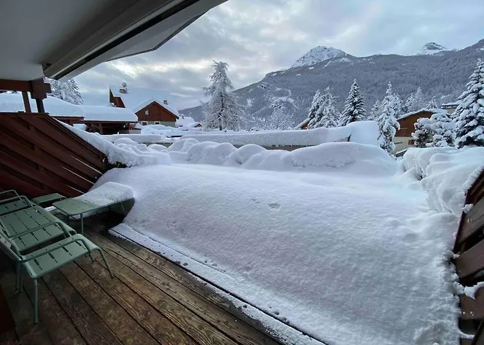 Appartement 4 Pers Grande Terrasse Vue Pistes Ski